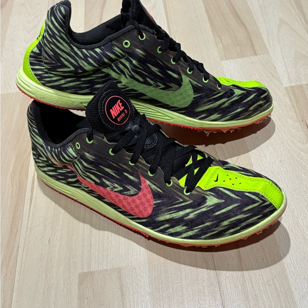 Nike Black and Lime Green Running Shoes